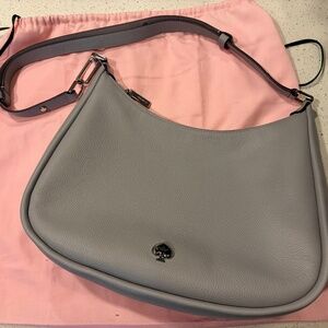 NWOT Kate Spade Kayla Large Shoulder Bag in Mountain Grey